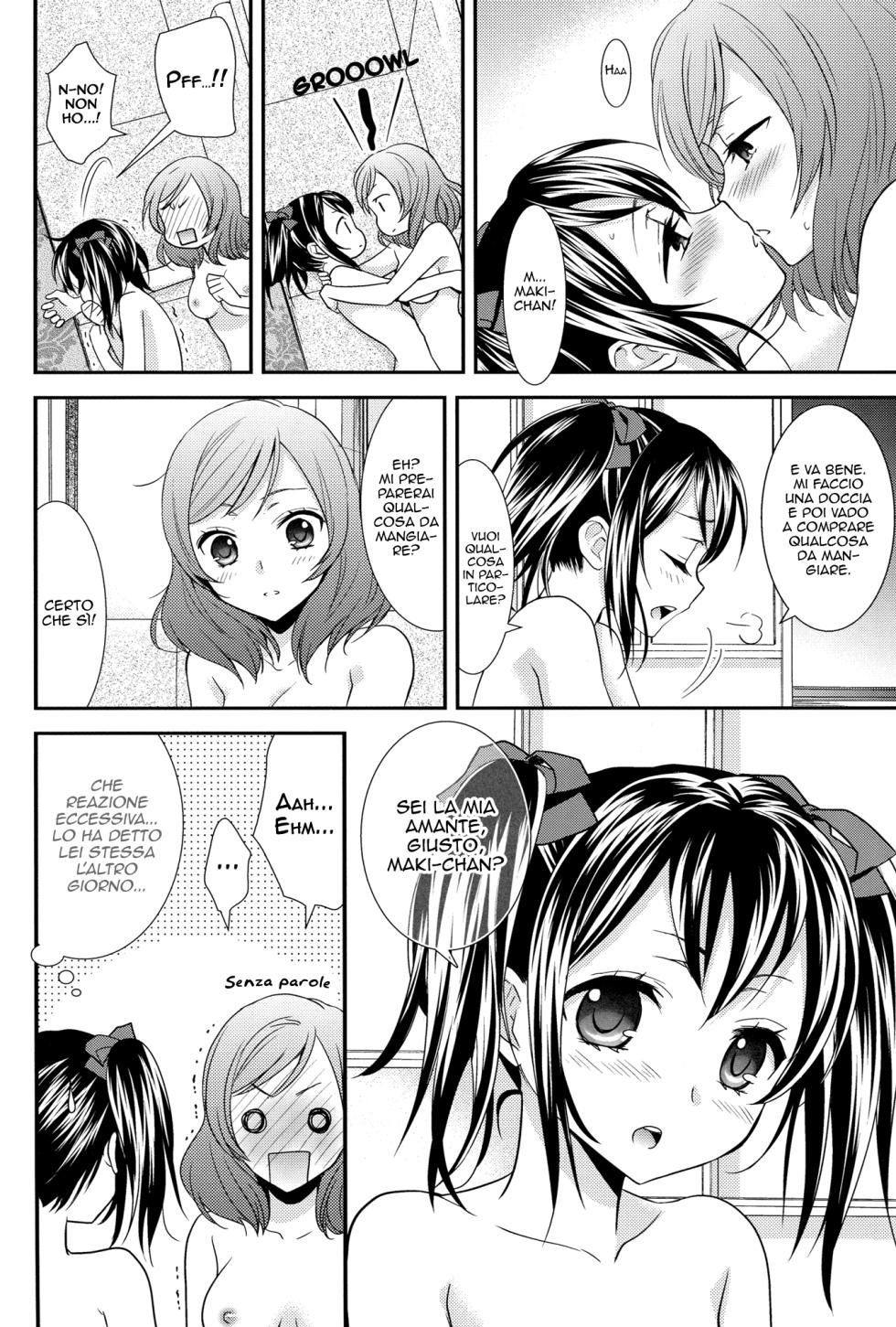 (C84) [Sweet Pea, COCOA BREAK (Ooshima Tomo, Ooshima Towa)] NicoMaki! 2 (Love Live!) [Italian] - Page 25