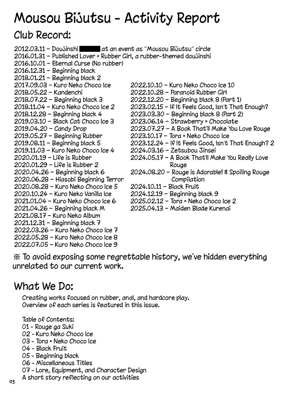 [Mousou Bijutsubu (Sho-yan)] Yokoso! Mousou Bijutsubu [English] - Page 3