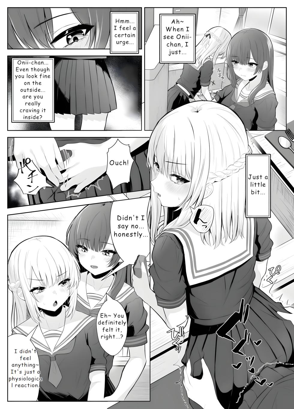 [Kuroshiba Suko (Marbin)] TS Onii-chan ~Futanari Imouto to no Ecchi Kinshi o Chikatta noni Gaman Dekizu ni Osoi ni Kuru Hanashi~ [English] [Hydranoid] - Page 12