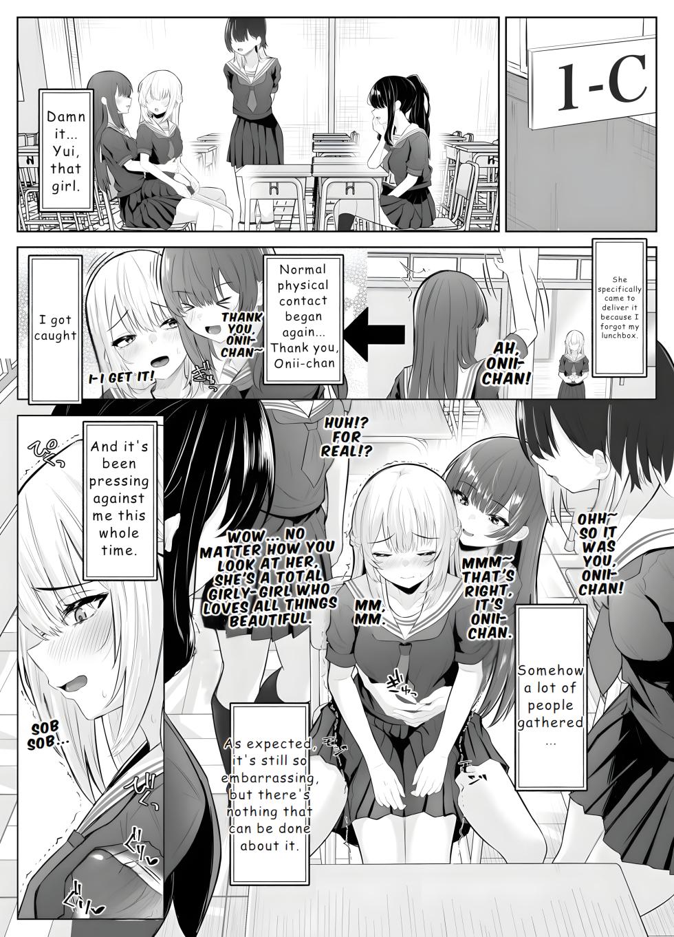 [Kuroshiba Suko (Marbin)] TS Onii-chan ~Futanari Imouto to no Ecchi Kinshi o Chikatta noni Gaman Dekizu ni Osoi ni Kuru Hanashi~ [English] [Hydranoid] - Page 14