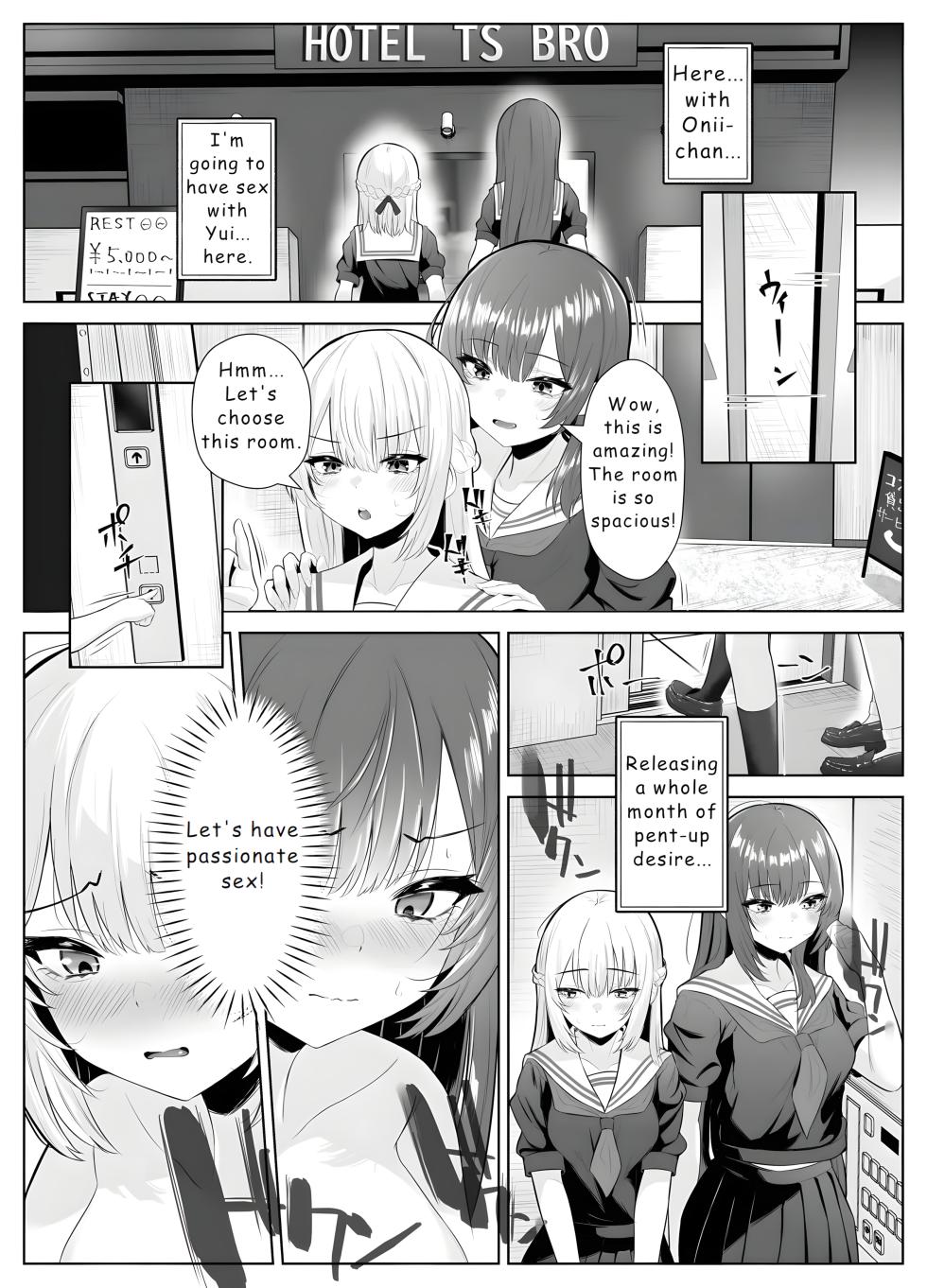 [Kuroshiba Suko (Marbin)] TS Onii-chan ~Futanari Imouto to no Ecchi Kinshi o Chikatta noni Gaman Dekizu ni Osoi ni Kuru Hanashi~ [English] [Hydranoid] - Page 29
