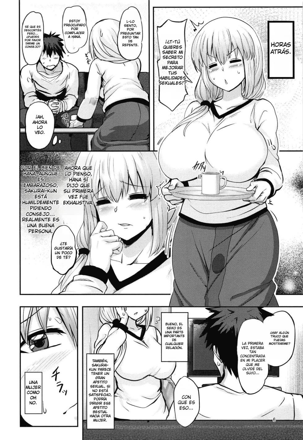 (C104) [Muchi Pani Days (Maki Ikazuya)] Uzaki Tsuki wa Ajiwaitai｜Tsuki Uzaki quiere probar (Uzaki-chan wa Asobitai!) {Spanish} {EbisuTraslade - Winder} - Page 5