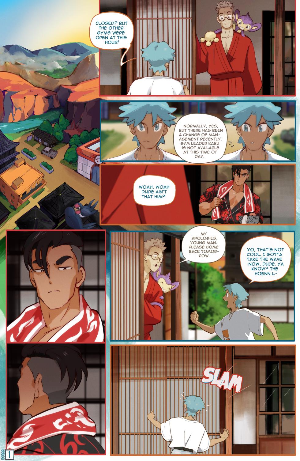 POKÉMON COMICS | KABUxBRAWLY/VICTOR+HOP/RAIHANxDRAYDEN - Page 1