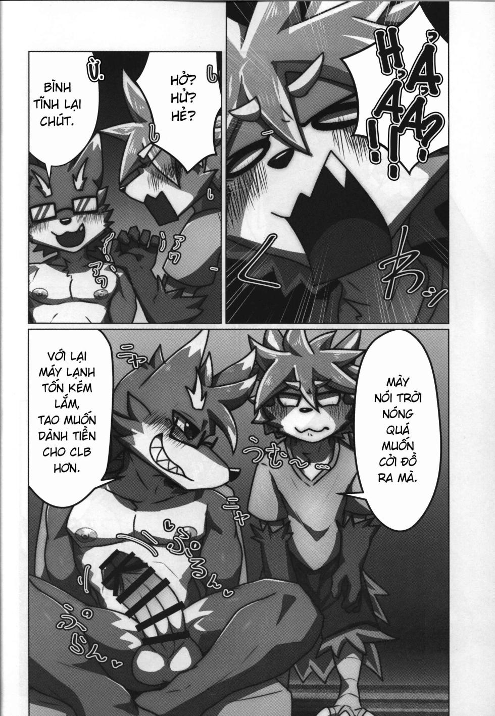 [Mandaratei (Madara Moyou)] Kujira-kun, ore de dōtei sotsugyō shite minai? [Viet] - Page 6