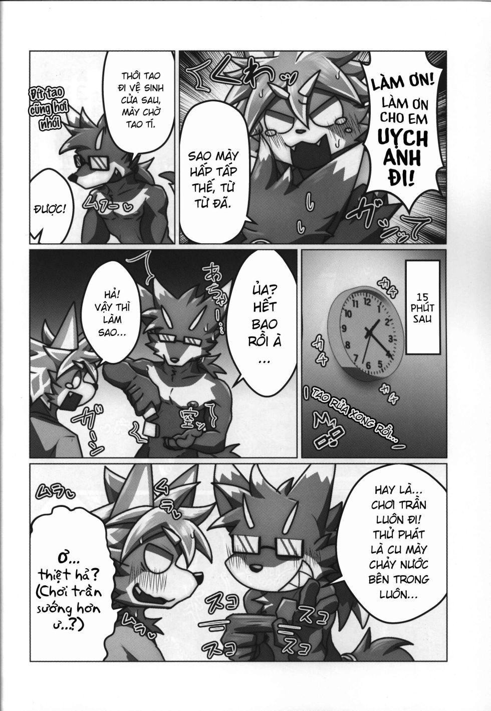 [Mandaratei (Madara Moyou)] Kujira-kun, ore de dōtei sotsugyō shite minai? [Viet] - Page 12