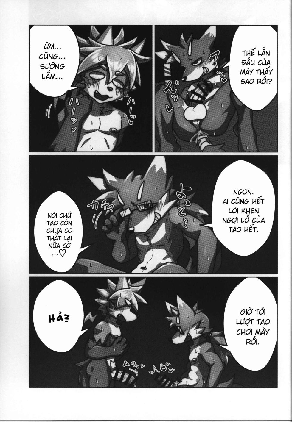 [Mandaratei (Madara Moyou)] Kujira-kun, ore de dōtei sotsugyō shite minai? [Viet] - Page 21