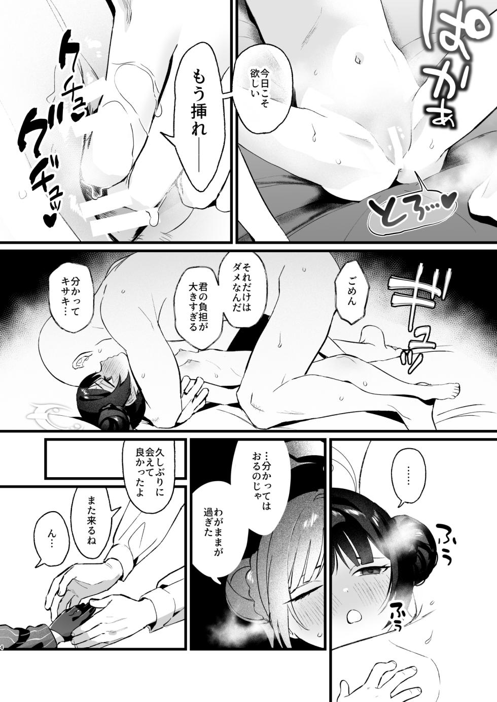 [Numerike (Ochi)] Yokkyuu Fuman no Monshu-sama wa Hamemakuri no Yume o Miru (Blue Archive) [Digital] - Page 3