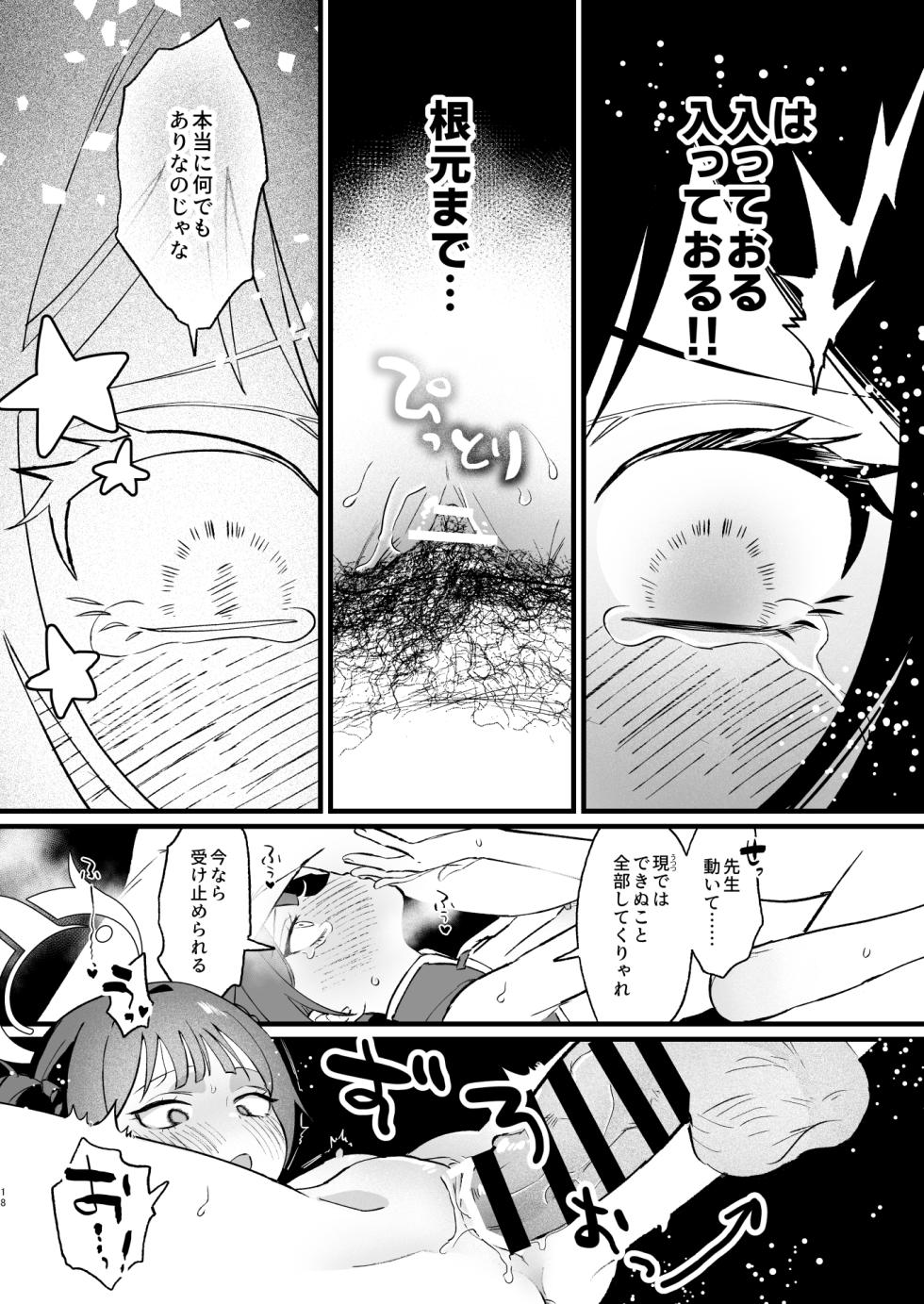 [Numerike (Ochi)] Yokkyuu Fuman no Monshu-sama wa Hamemakuri no Yume o Miru (Blue Archive) [Digital] - Page 17