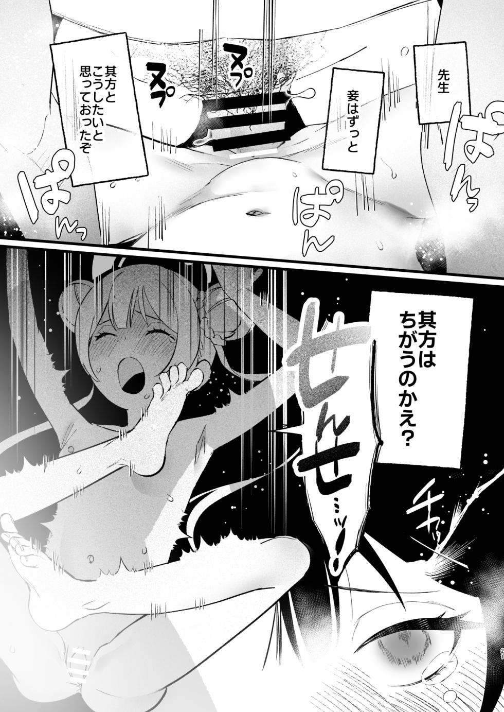[Numerike (Ochi)] Yokkyuu Fuman no Monshu-sama wa Hamemakuri no Yume o Miru (Blue Archive) [Digital] - Page 20
