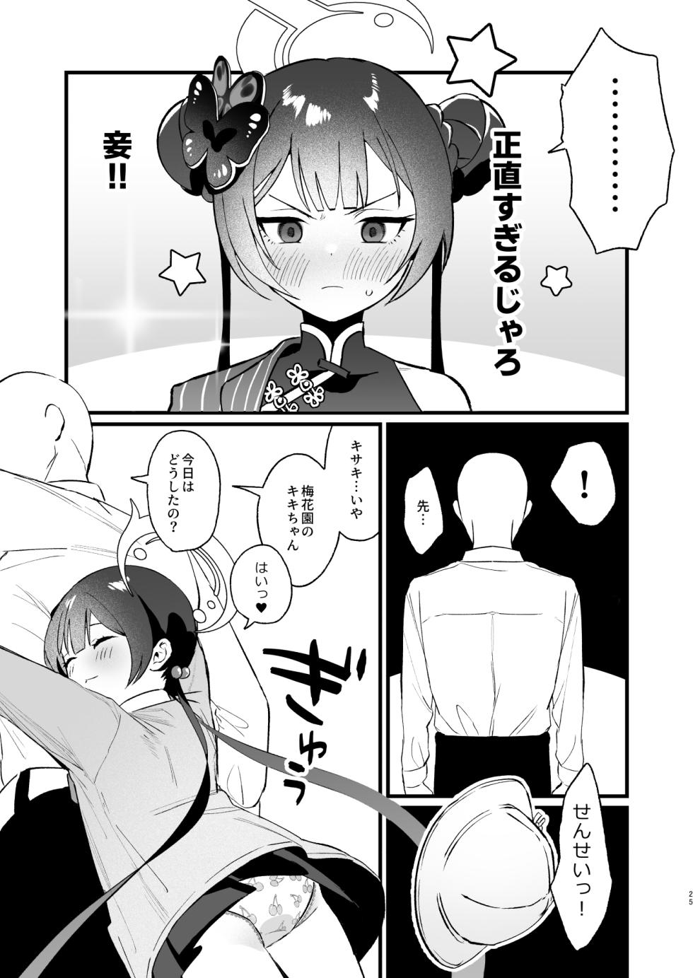 [Numerike (Ochi)] Yokkyuu Fuman no Monshu-sama wa Hamemakuri no Yume o Miru (Blue Archive) [Digital] - Page 24