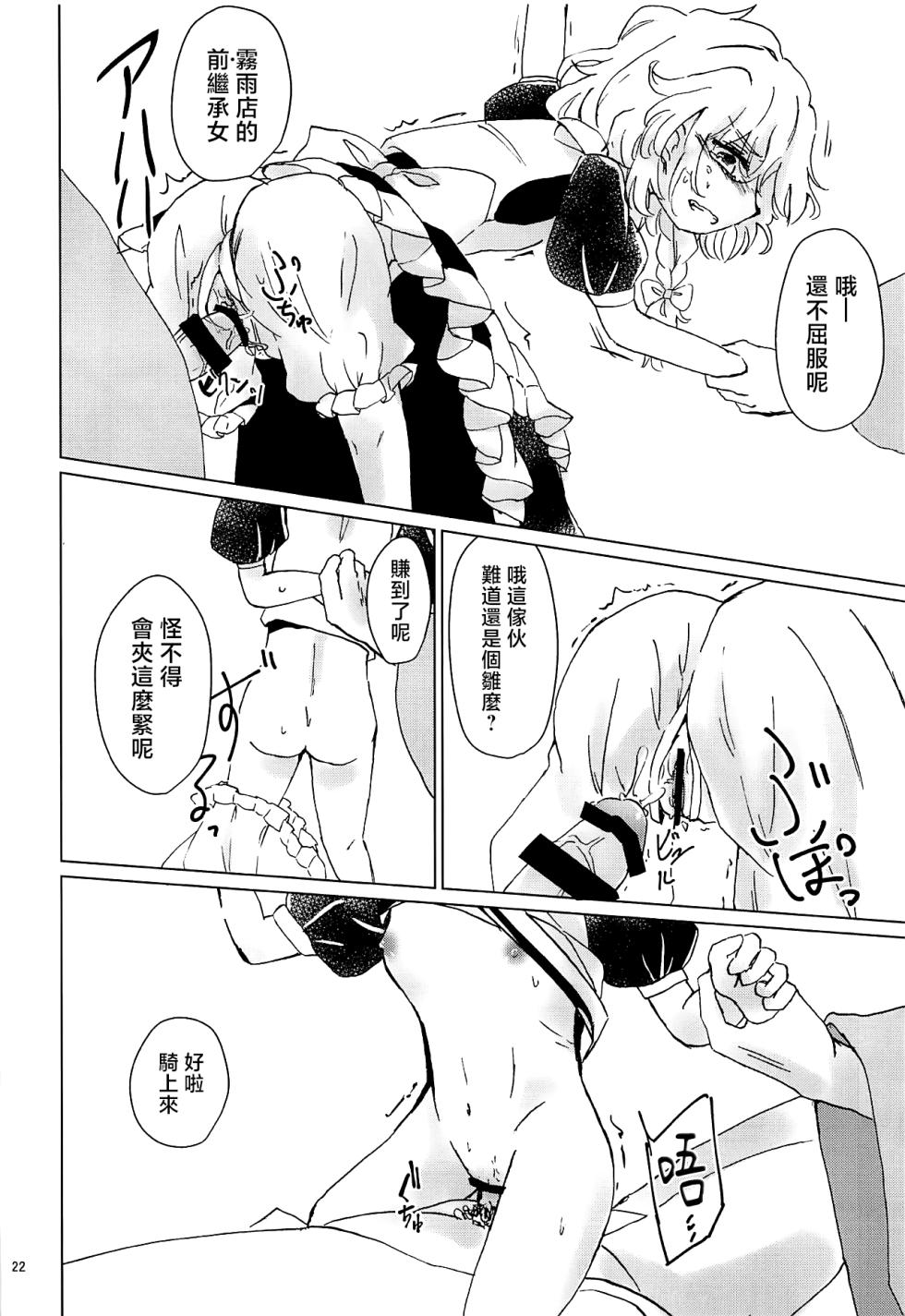 (Reitaisai 16) [AM:TIGER (Toran)] Nomahoutsukai no Dorobou Kagyou | 野魔法使的小偷行當 (Touhou Project) [Chinese] - Page 22