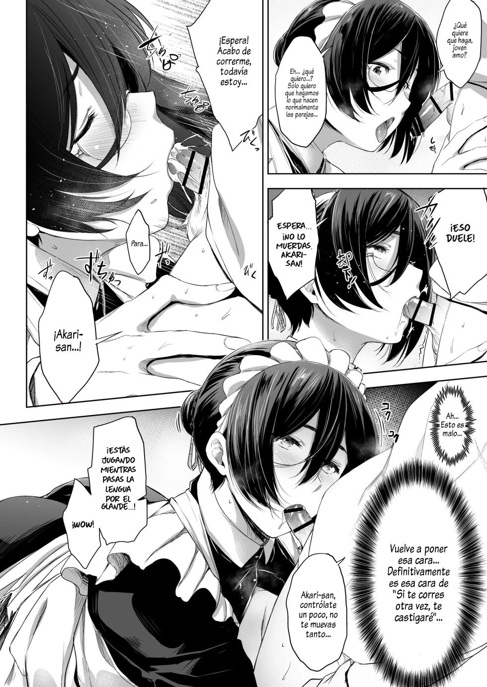 [O.S (Barlun)] Maid Kanojo to Toshishita Kareshi｜El Joven Novio y La Novia Maid [Spanish] [Al chile no sé Scan] [Digital] - Page 8
