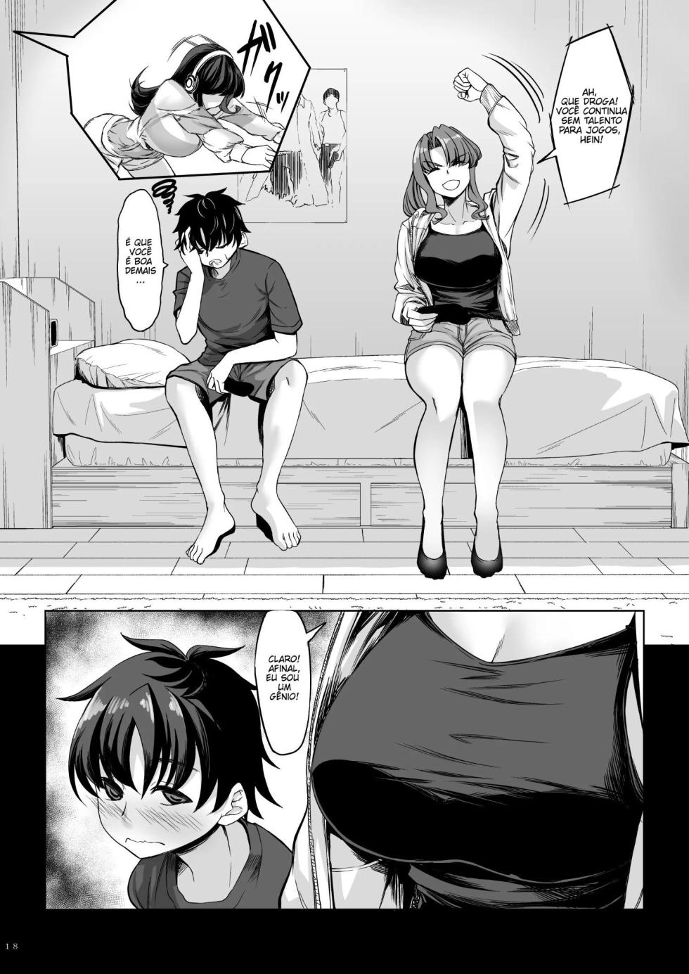 [Nanakorobi Yaoki (kinntarou)] Shinchou 211 cm no Jirai-kei Joshi ni Nerawarete mou Nigerarenai 2 [Portuguese-BR] [Digital] - Page 17