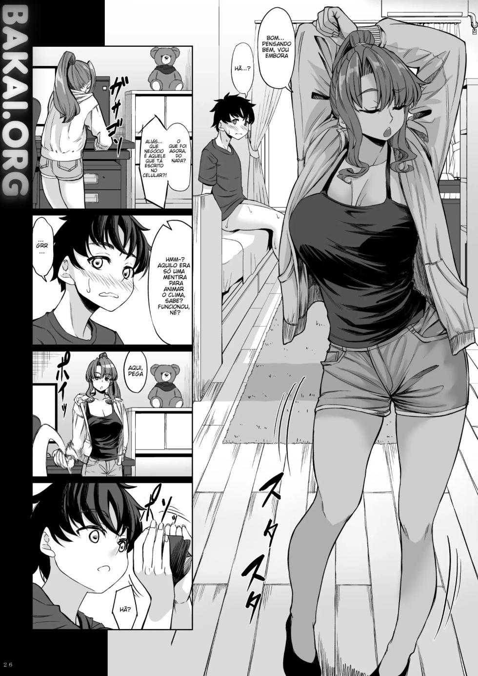 [Nanakorobi Yaoki (kinntarou)] Shinchou 211 cm no Jirai-kei Joshi ni Nerawarete mou Nigerarenai 2 [Portuguese-BR] [Digital] - Page 25