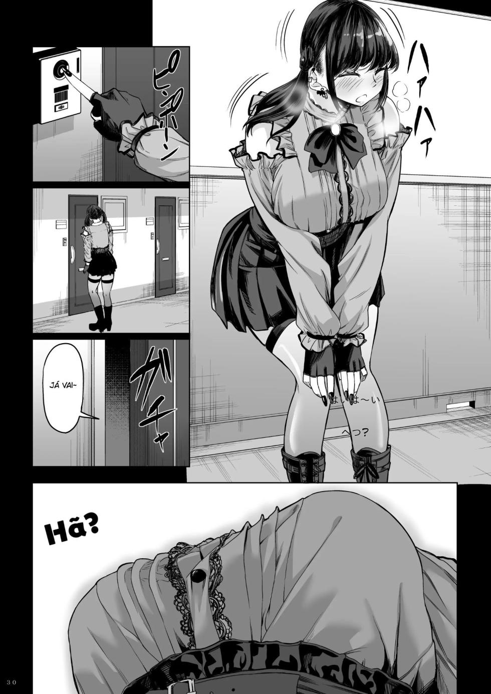 [Nanakorobi Yaoki (kinntarou)] Shinchou 211 cm no Jirai-kei Joshi ni Nerawarete mou Nigerarenai 2 [Portuguese-BR] [Digital] - Page 29