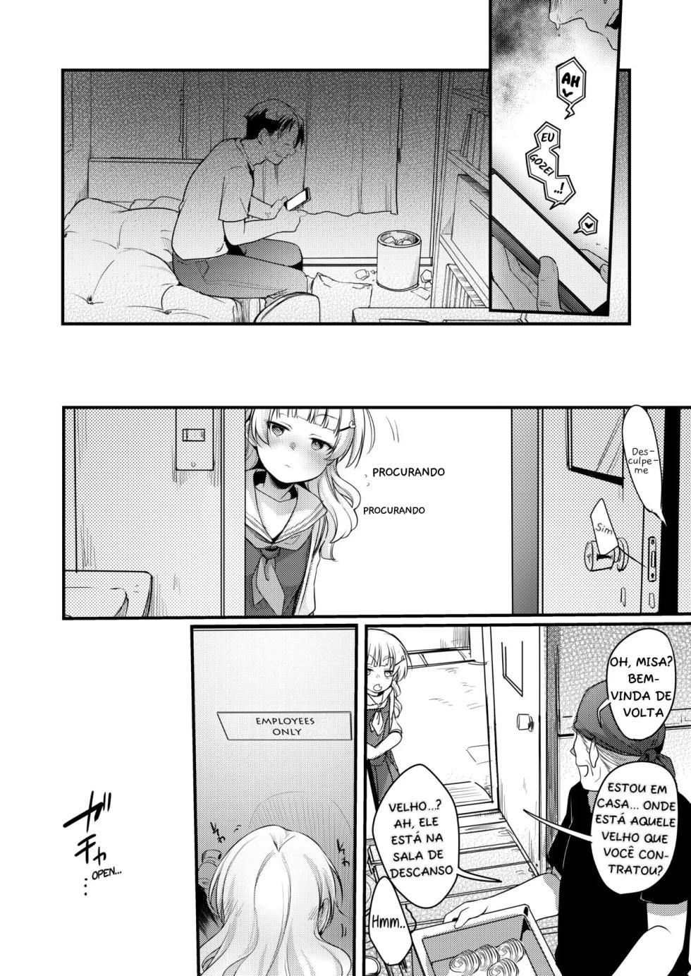 [TWILIGHT DUSK (Aya)] Tsutomesaki no Musume-san o Oishiku Itadaku Hon. Ramenya Hen [Portuguese-BR] [Digital] - Page 35