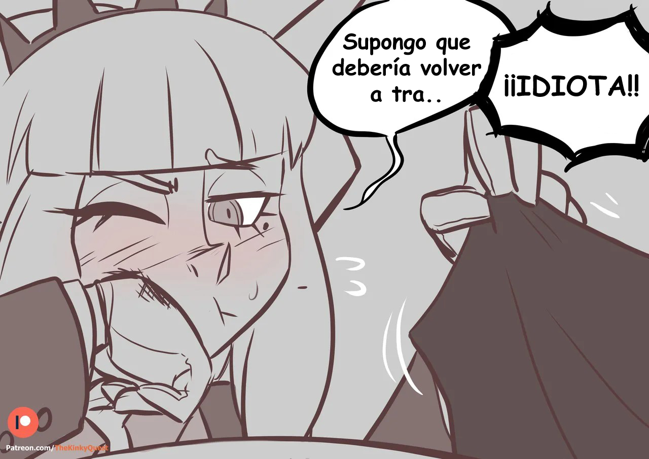 [The Kinky Quest] [MaoLufifer]  Helping Lucifer! (Helltaker) (Spanish) - Page 7