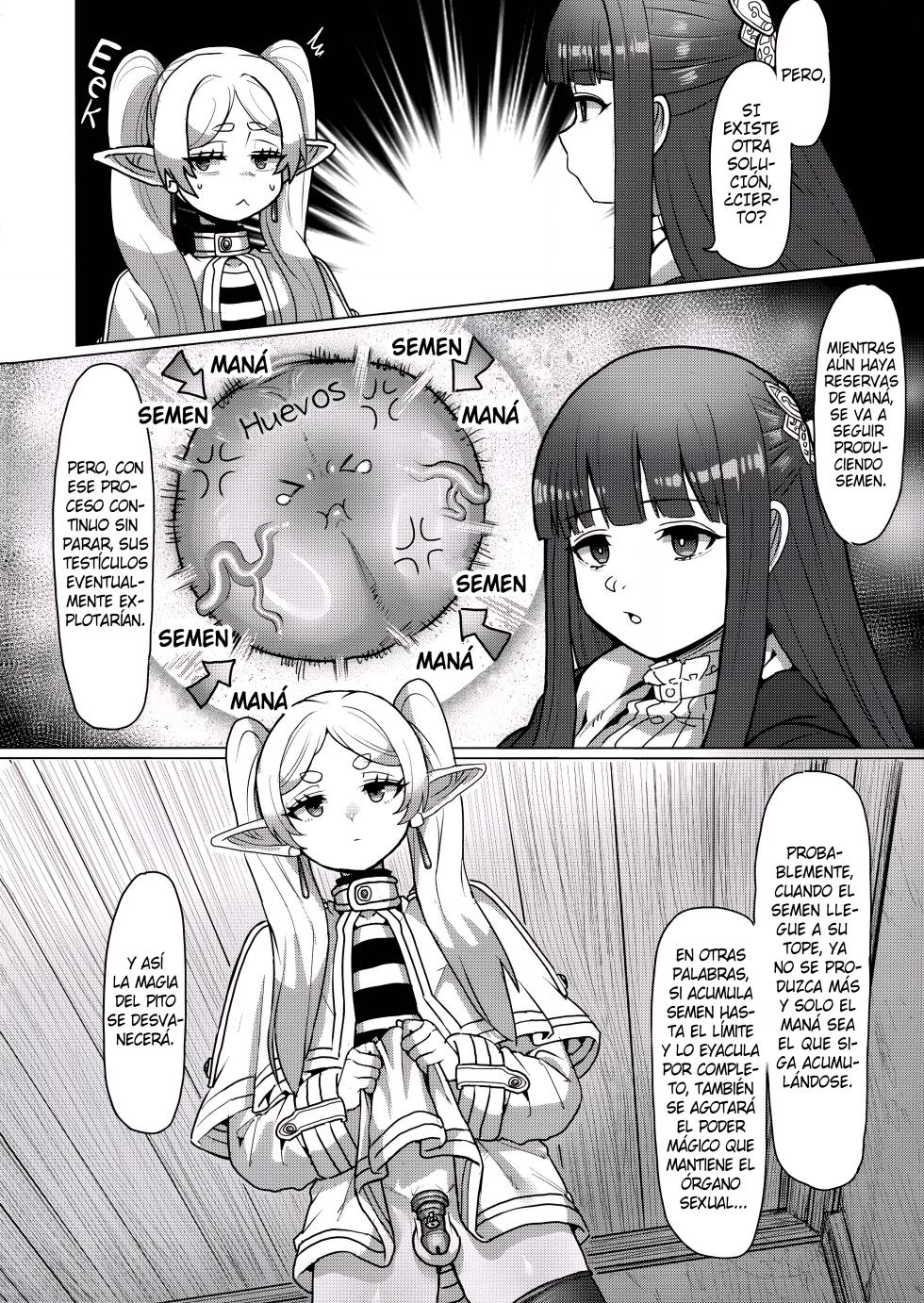 [Sei no mamono (Sema, Shunmaku)] Frieren y la Magia de Hacer Brotar un Pene (Sousou no Frieren) [Spanish] [Zambi Scanlation] - Page 14