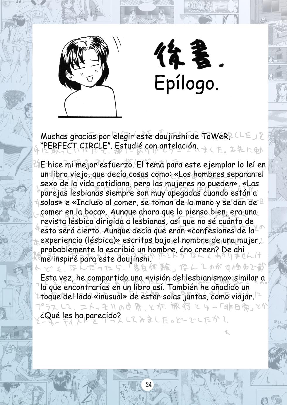 (C57) [T-Press (ToWeR)] PERFECT CIRCLE (Bishoujo Senshi Sailor Moon) [Spanish] [Satoru] - Page 23