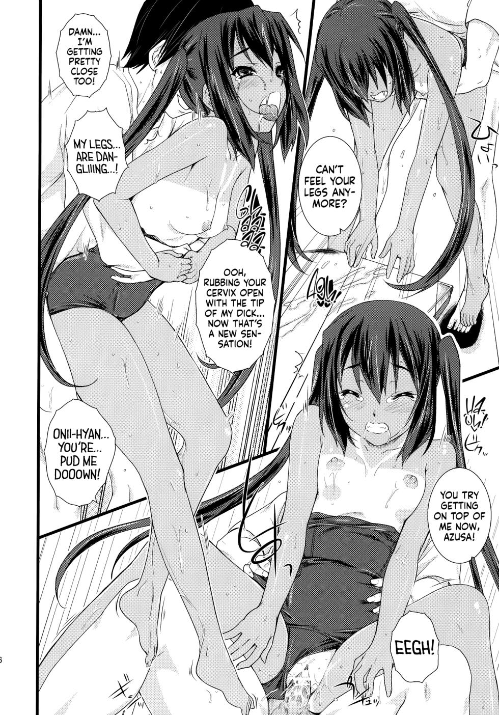 (COMIC1☆4) [Heaven's Gate (Andou Tomoya)] Kongari Musume Nakano Azusa ー Sunkissed -Nakano Azusa- (K-ON!) [English] [head empty] - Page 25