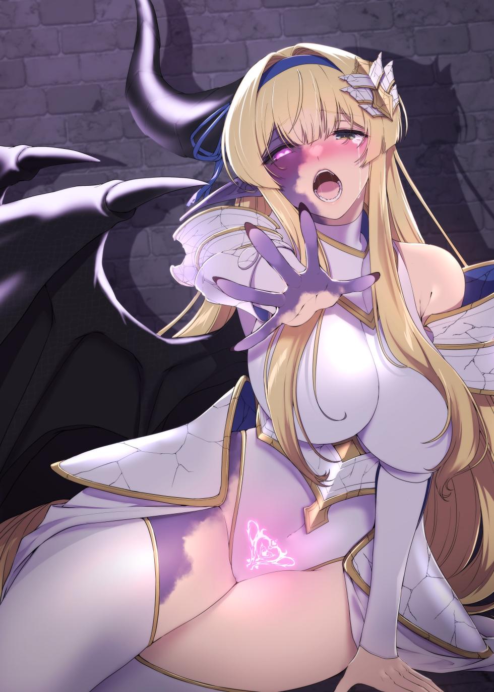 [Seika Kairaku Shoten (Kuchiba Koki)] Hyouten no Kishi Alicia ~Seigi no Hime Kishi ga Maou no Utsuwa ni Somari Ochiru Toki kara~ | 凭转骑士艾莉西亚～正义的姬骑士被魔王容器所浸染堕落之时～ [Chinese] [AnyaKa] - Page 40