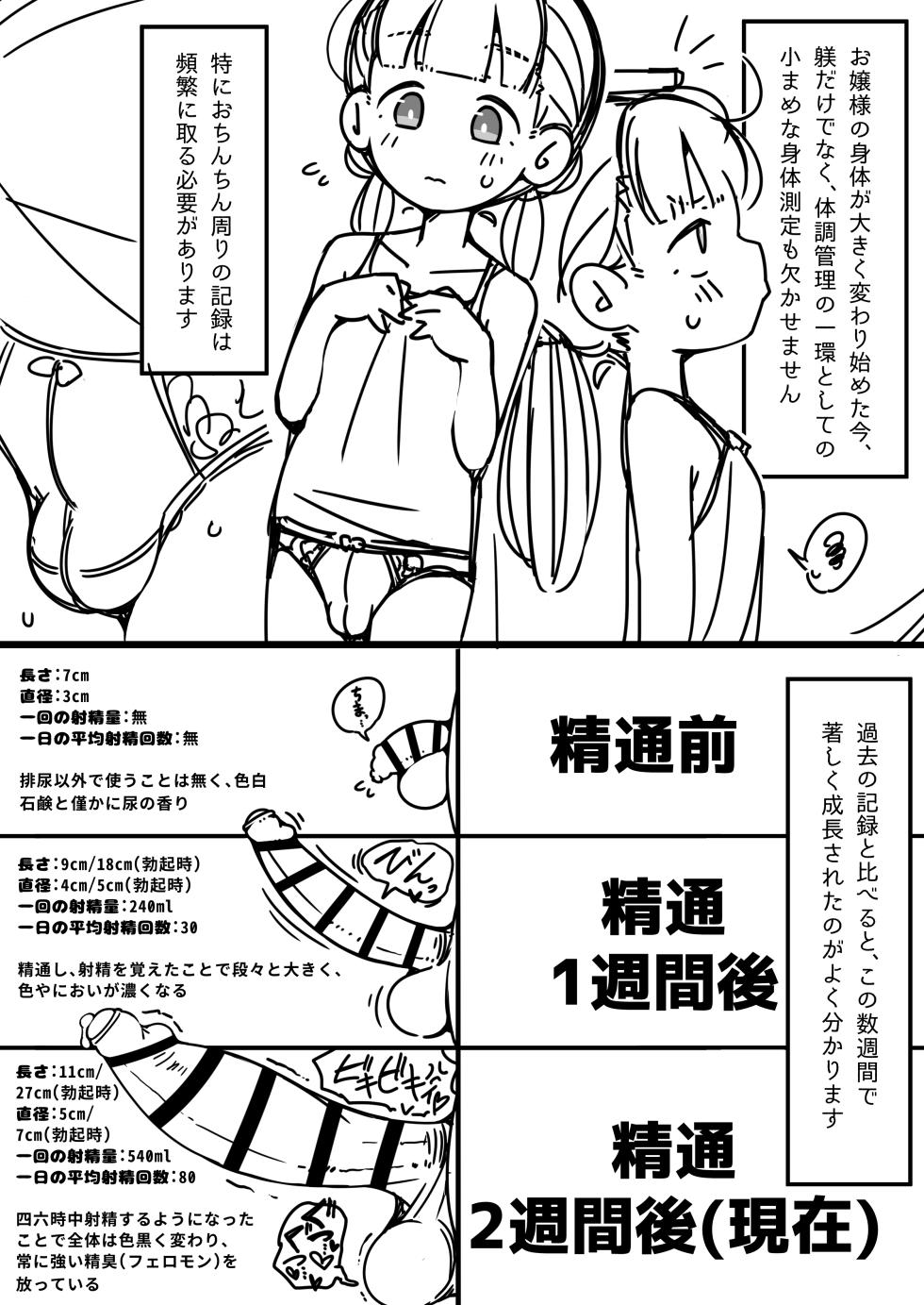 ふたなりロリお嬢様精通マンガ - Page 15