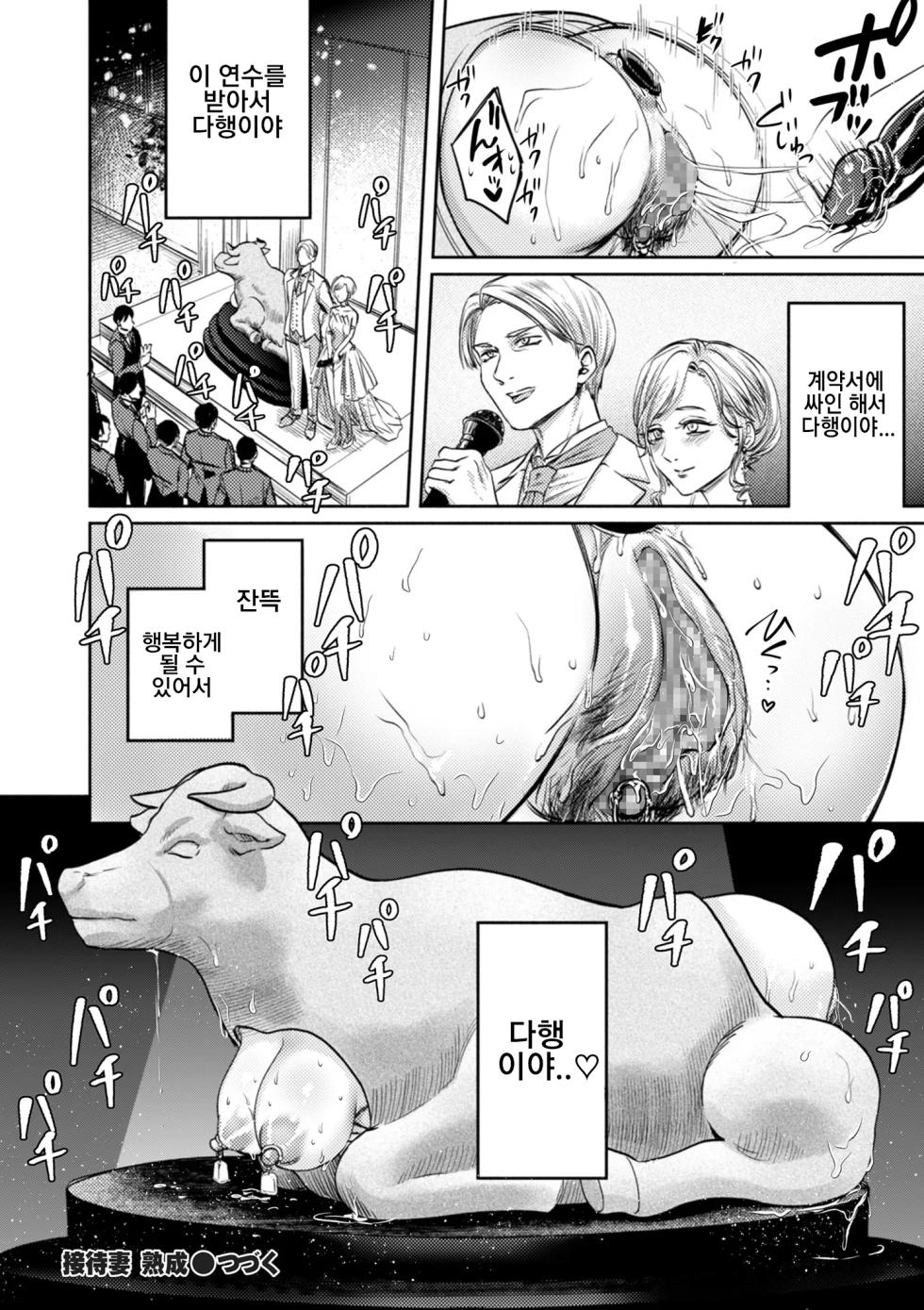 [Hasebe Souutsu] Settai Tsuma Jukusei Ch. 6 Fararisu no meushihen | 접대아내 숙성 6화 팔라리스의 암소편 (COMIC Kuriberon DUMA 2025-10 Vol.77) [Korean] - Page 28