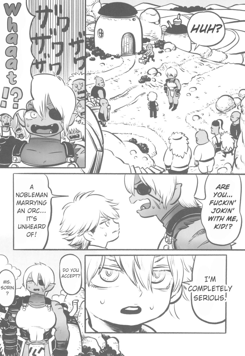 [Hiyori no seiyoku (Kawata Hiyori)] Orc no Senshi to Kizoku no Bocchan - The Orc Warrior and the Noble Boy [English] [Jashinslayer] - Page 12