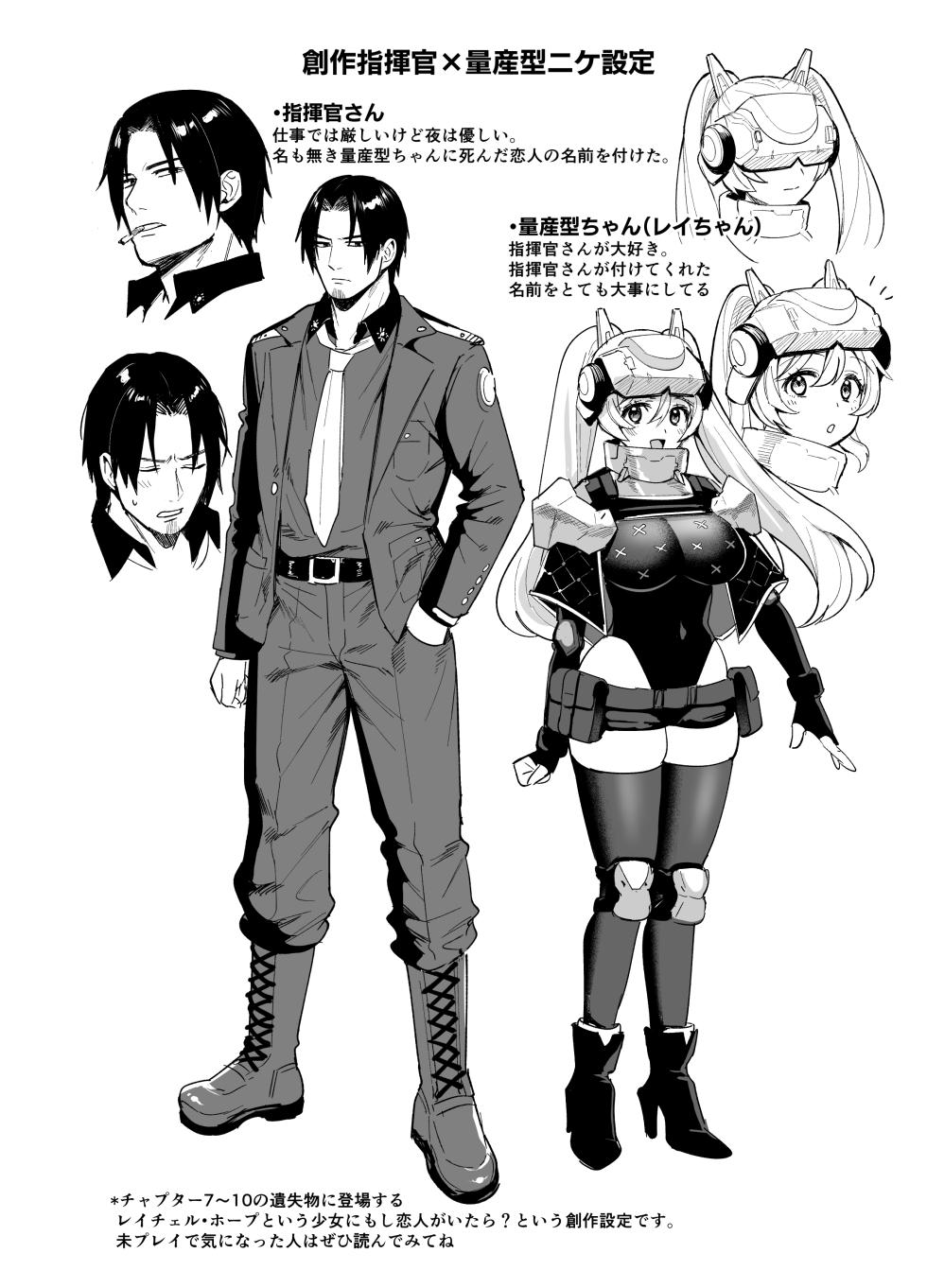 [AMAM (Sub Arare)] Shikikan-san to Ryousangata-chan no Ecchi na Yatsu Matome. +α (Goddess of Victory: Nikke) [Digital] - Page 3