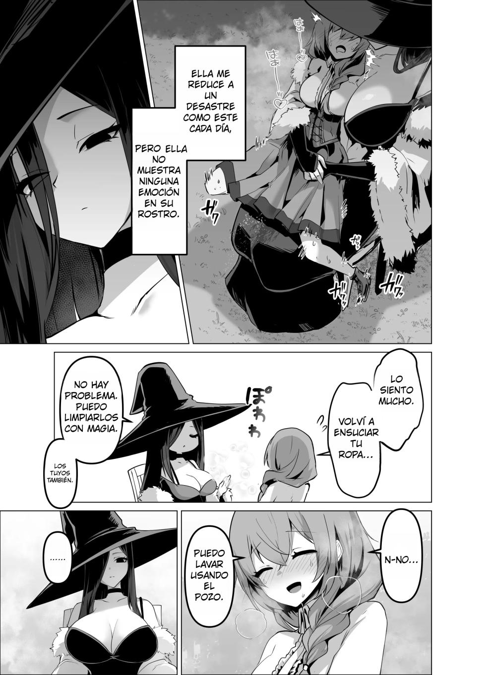 [HASHIOKI (Otemoto)] Oshishou-sama, Se~shi o Kudasai｜Maestra, Por Favor Concé~deme Tu Maná {Spanish} {EbisuTraslade - Winder} - Page 13