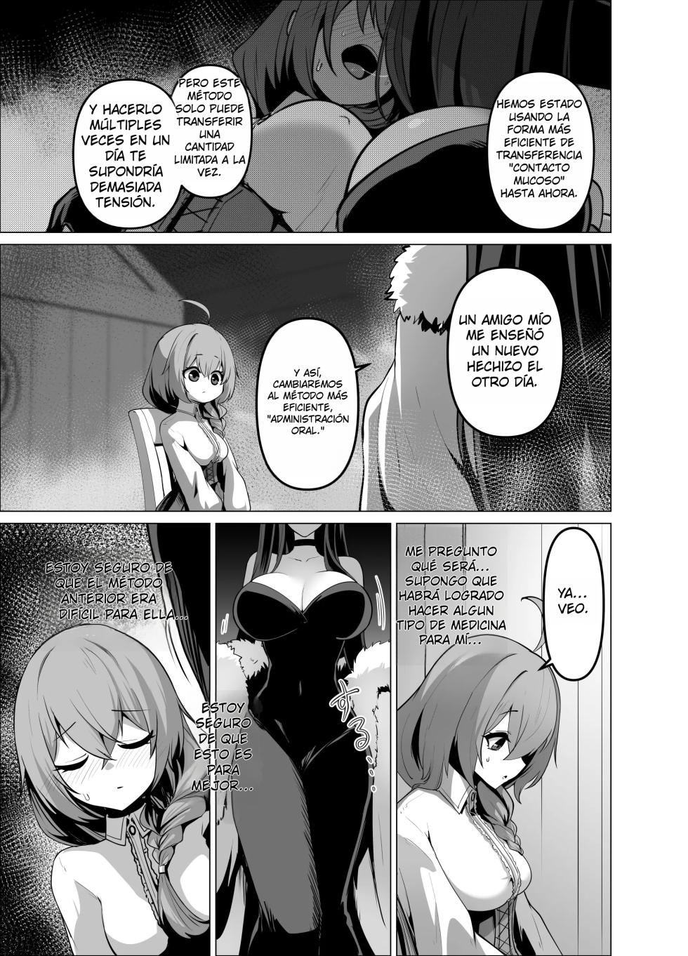 [HASHIOKI (Otemoto)] Oshishou-sama, Se~shi o Kudasai｜Maestra, Por Favor Concé~deme Tu Maná {Spanish} {EbisuTraslade - Winder} - Page 17