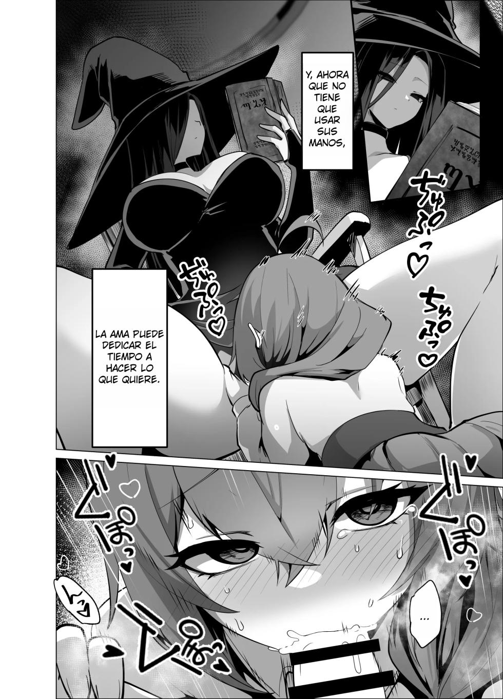 [HASHIOKI (Otemoto)] Oshishou-sama, Se~shi o Kudasai｜Maestra, Por Favor Concé~deme Tu Maná {Spanish} {EbisuTraslade - Winder} - Page 24