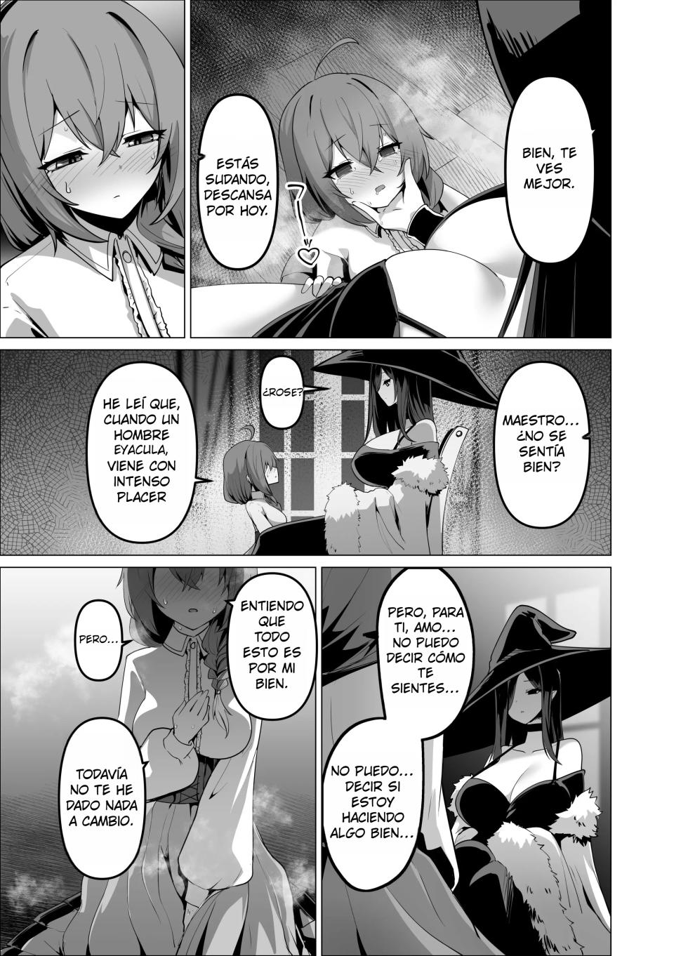 [HASHIOKI (Otemoto)] Oshishou-sama, Se~shi o Kudasai｜Maestra, Por Favor Concé~deme Tu Maná {Spanish} {EbisuTraslade - Winder} - Page 29