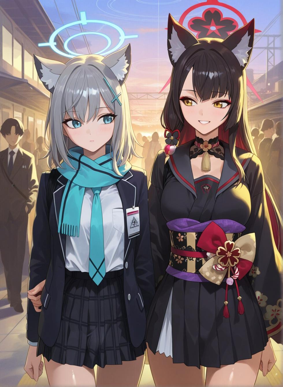 2025-10-12 Shiroko x Wakamo    RAMETAKI (PATREON) [AI Generated] - Page 1