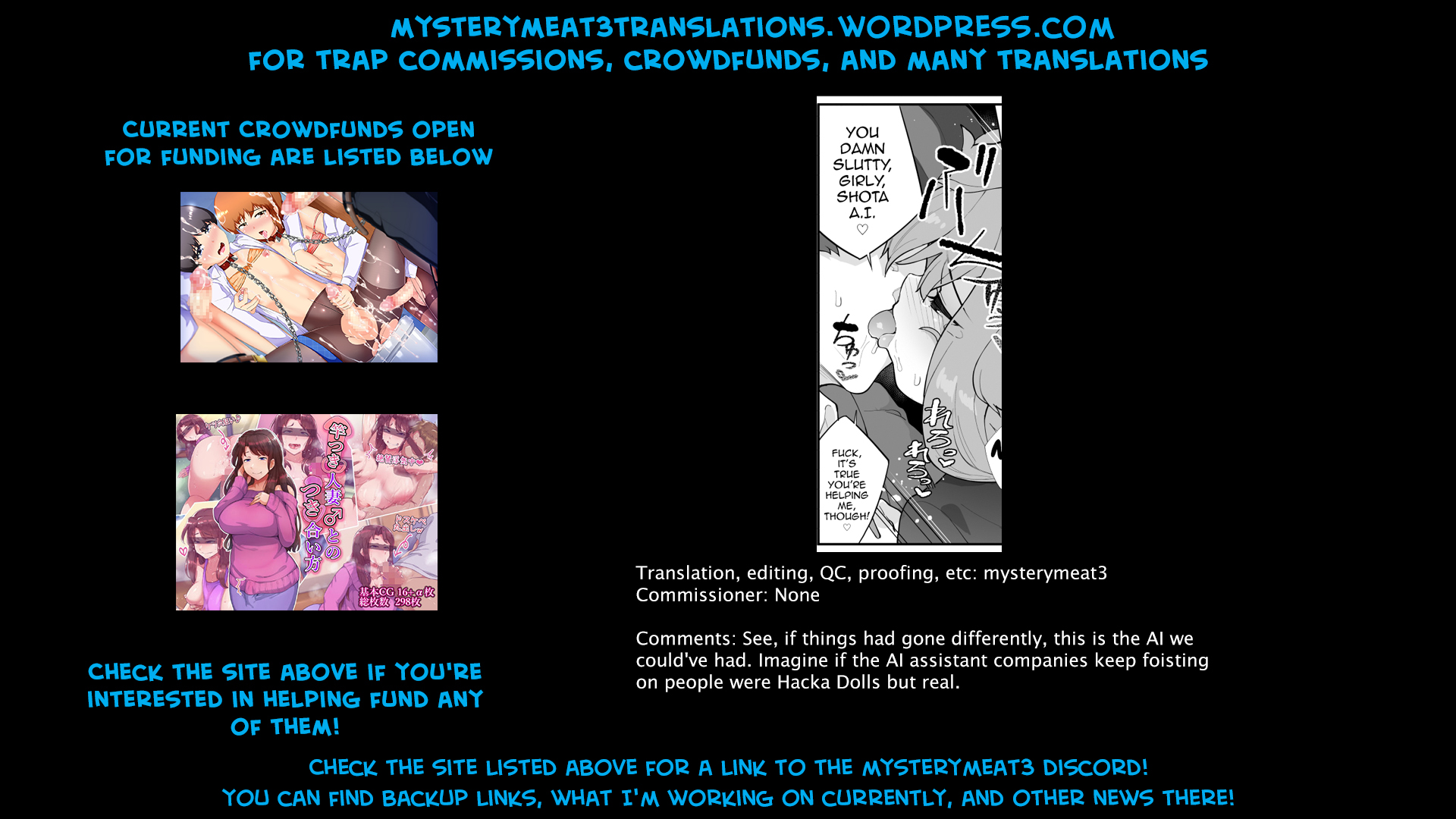 [Kuropoplar (Nyakkuru)] Hacka Doll 3-gou-kun wa Chikan Nanka de Mesuochi Shinai!! (Hacka Doll) [English] [mysterymeat3] [Digital] - Page 23