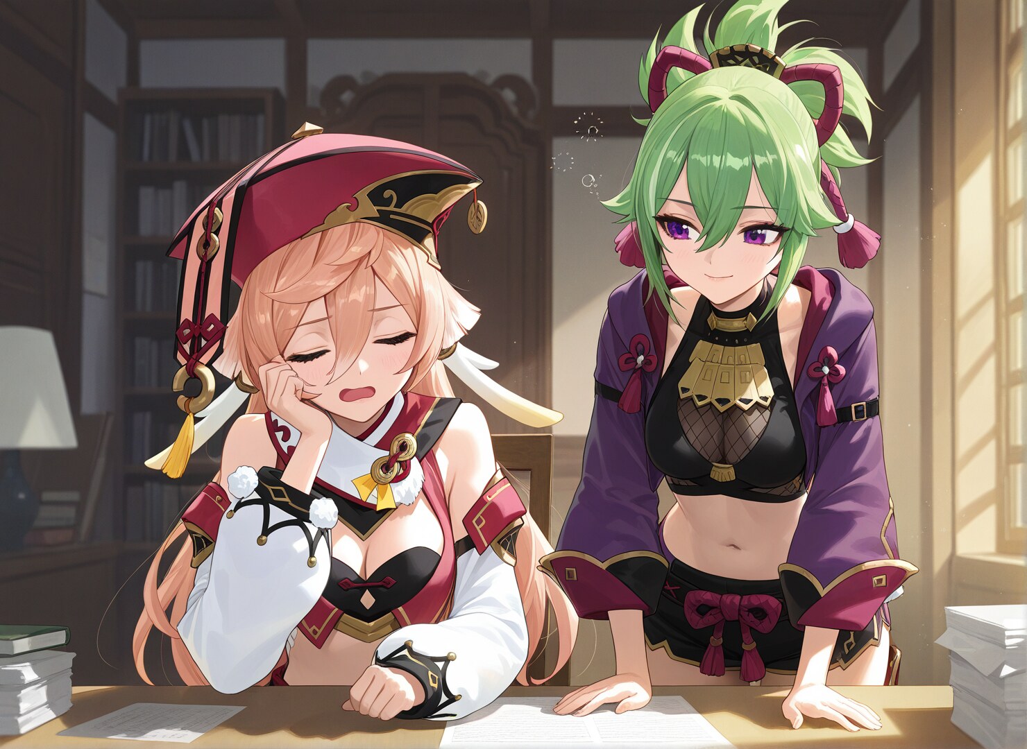 2025-11-13 Shinobu x Yanfei RAMETAKI (PATREON) [AI Generated] - Page 1