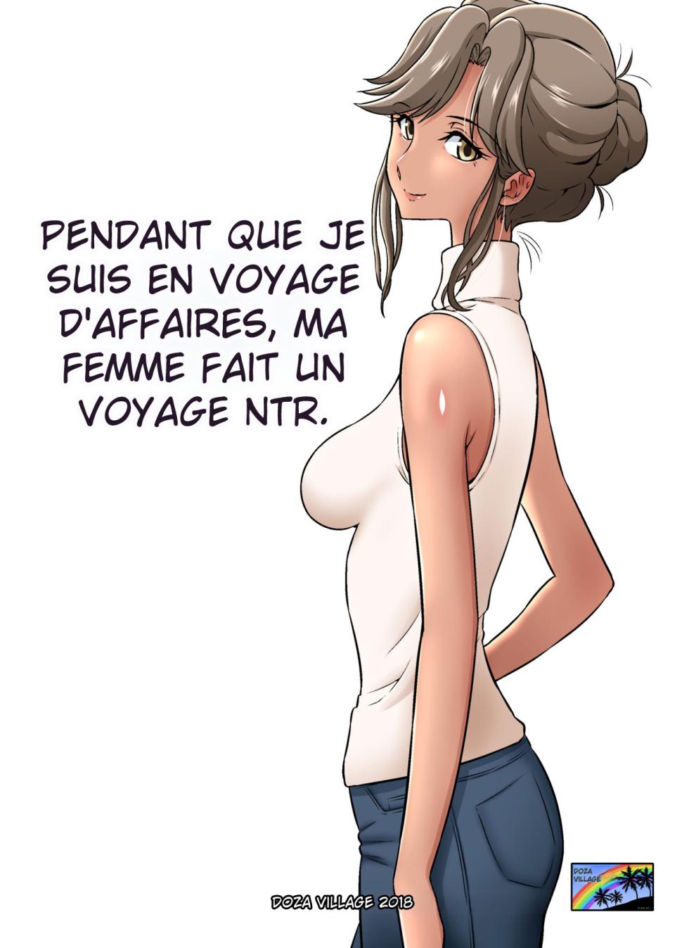 [DOZA Village (Dozamura)] Ore Shucchouchuu, Tsuma Netorarechuu. [French] [Digital] - Page 2