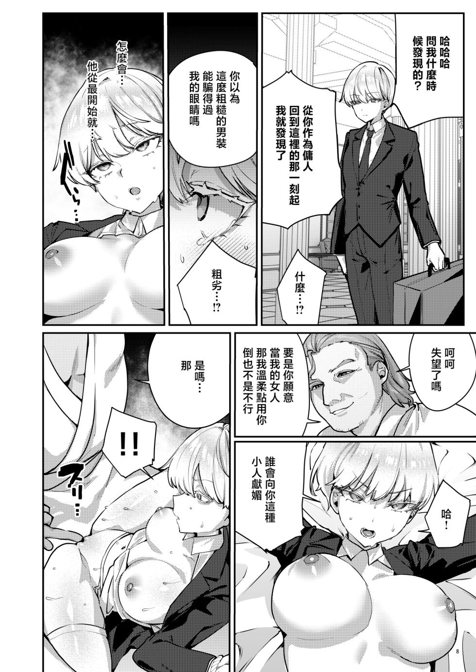 [diletta (Ushio Kiyoshi)] Fukushuu ni Ueta Botsuraku Reijou o Mesuochi suru made Kainarashi, Metoru. [Chinese] - Page 10