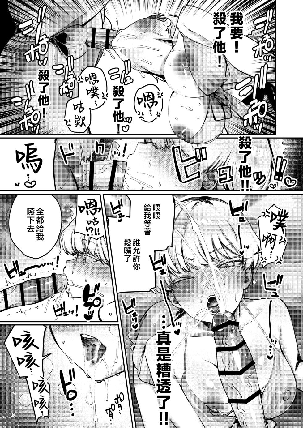 [diletta (Ushio Kiyoshi)] Fukushuu ni Ueta Botsuraku Reijou o Mesuochi suru made Kainarashi, Metoru. [Chinese] - Page 21