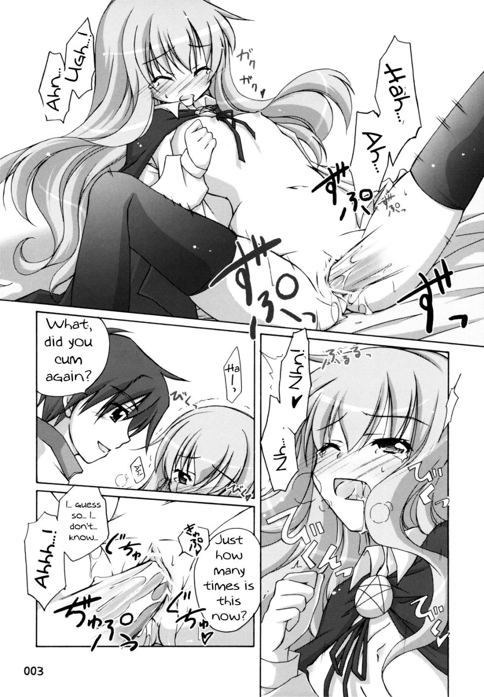 (SC33) [Titokara 2nd Branch (Manami Tatsuya)] Naisho no Kimochi - Secret Feelings (Zero no Tsukaima) [English] - Page 2