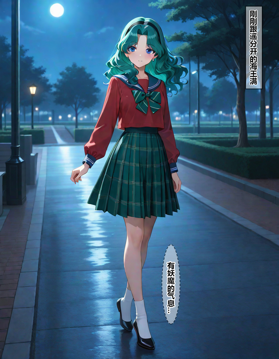 セーラーネプチューン_セーラーネプチューン敗辱_敵の手に堕ちる海の星_ななころび [AI Generated] - Page 1