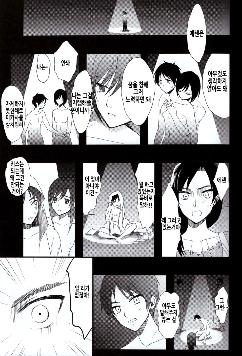 (SUPER23) [Poritabe. (Shirihagi Gomame)] Ai no Romance Kouhen | 사랑의 로맨스 후편 (Shingeki no Kyojin) [Korean] - Page 17