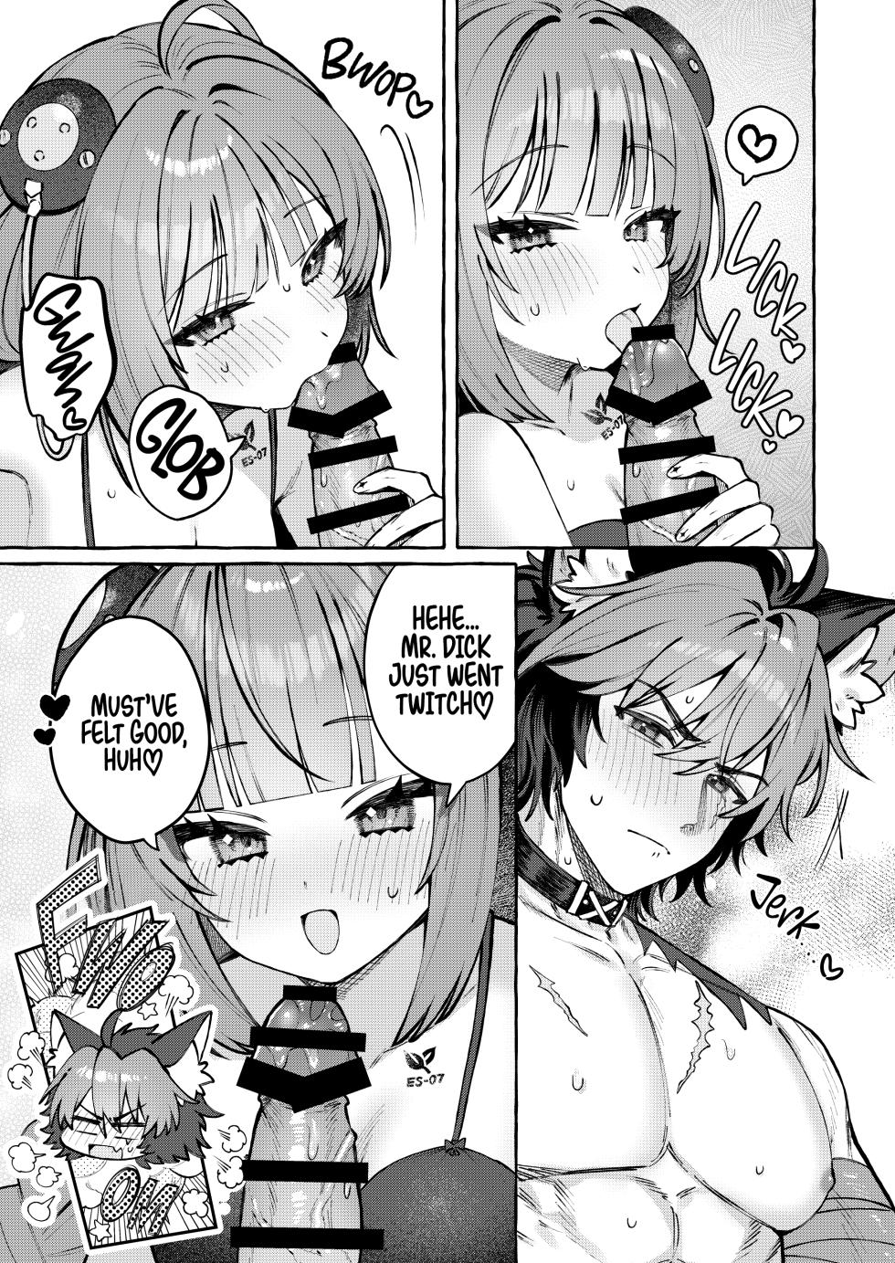 [Shibire na Memai (Edajima Denki)] Inu wa wan, Tanuki wa? - Dogs say woof. What does a raccoon say? | Dog Goes Woof, Tanuki Goes...? (Zenless Zone Zero) [English] [Digital] - Page 12