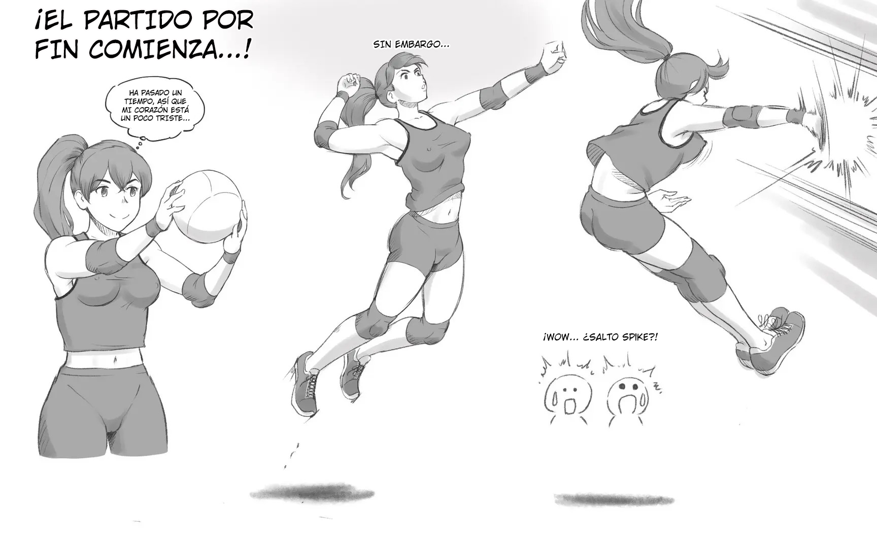 [pink-noise (Mizuiro Megane)] Mama Time - Mamasan Volleyball Hen｜Tiempo de Mamá׃ Volleyball  {Spanish} {EbisuTraslade - Winder} - Page 7