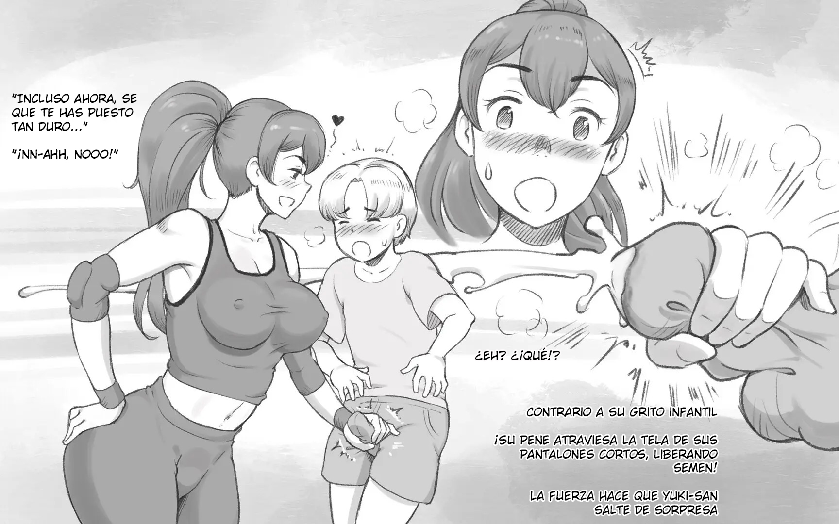 [pink-noise (Mizuiro Megane)] Mama Time - Mamasan Volleyball Hen｜Tiempo de Mamá׃ Volleyball  {Spanish} {EbisuTraslade - Winder} - Page 23