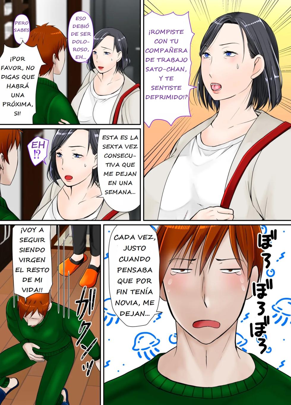 [Popotto Denki Ichigouten] Muchimuchi 40-dai Super Tenchoujo ni Modoru | De regreso con la voluptuosa señora de cuarenta años y jefa de tienda [Spanish] - Page 4