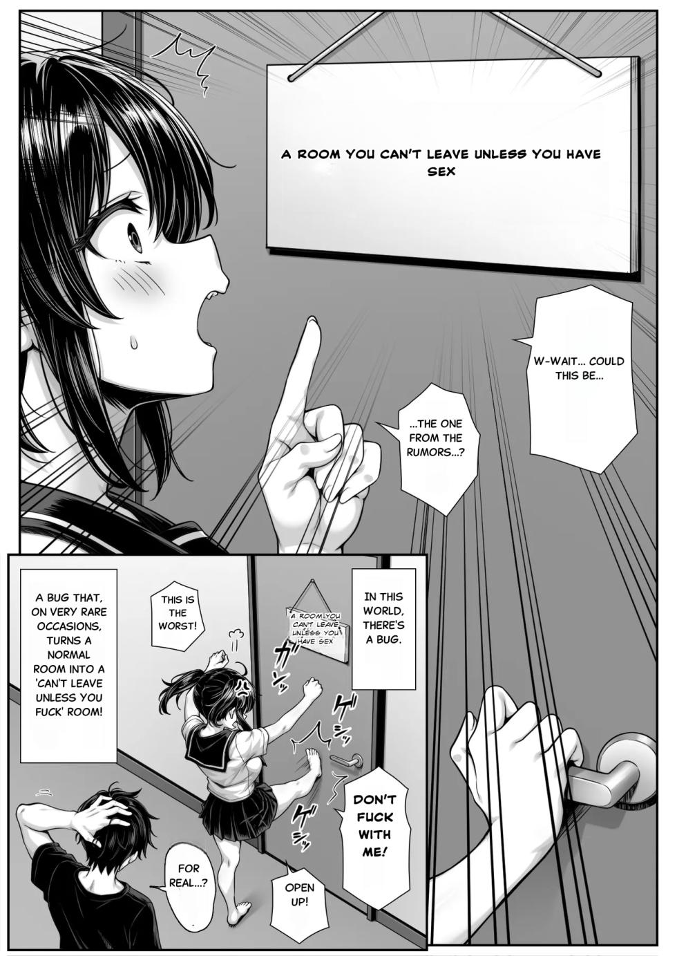 [Jirukke no Ooi Zakuro (Kiryuji Ryuji)] Asa Okitara Ore no Heya ga Sex shinai to Derarenai Heya ni Natteita [English] - Page 3