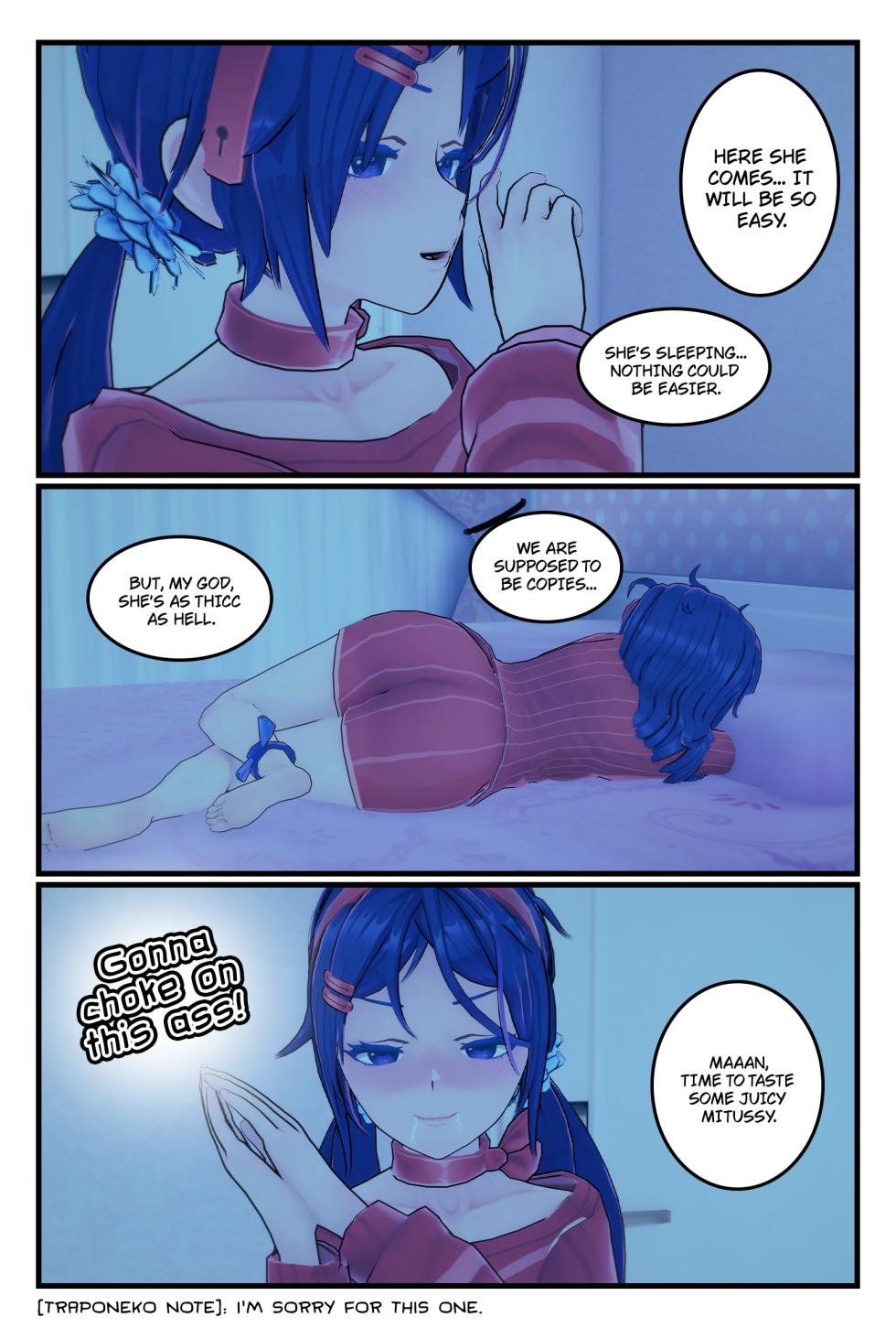 TrapoNeko [MISIDE VORE AU] Sleepy Guard - Page 3