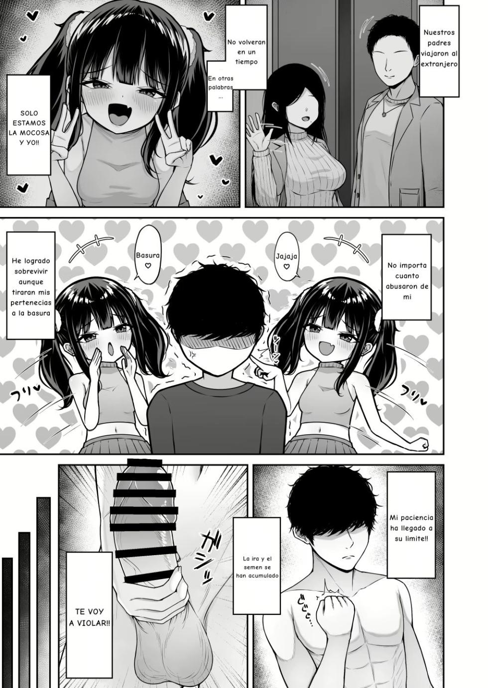 [Chelchel Park (Rachel)] Uchi no Mesugaki Imouto wa Sunao janai｜La Mocosa de Mi Cuñada no es Honesta [Spanish] [EbisuTraslade - Winder] - Page 9