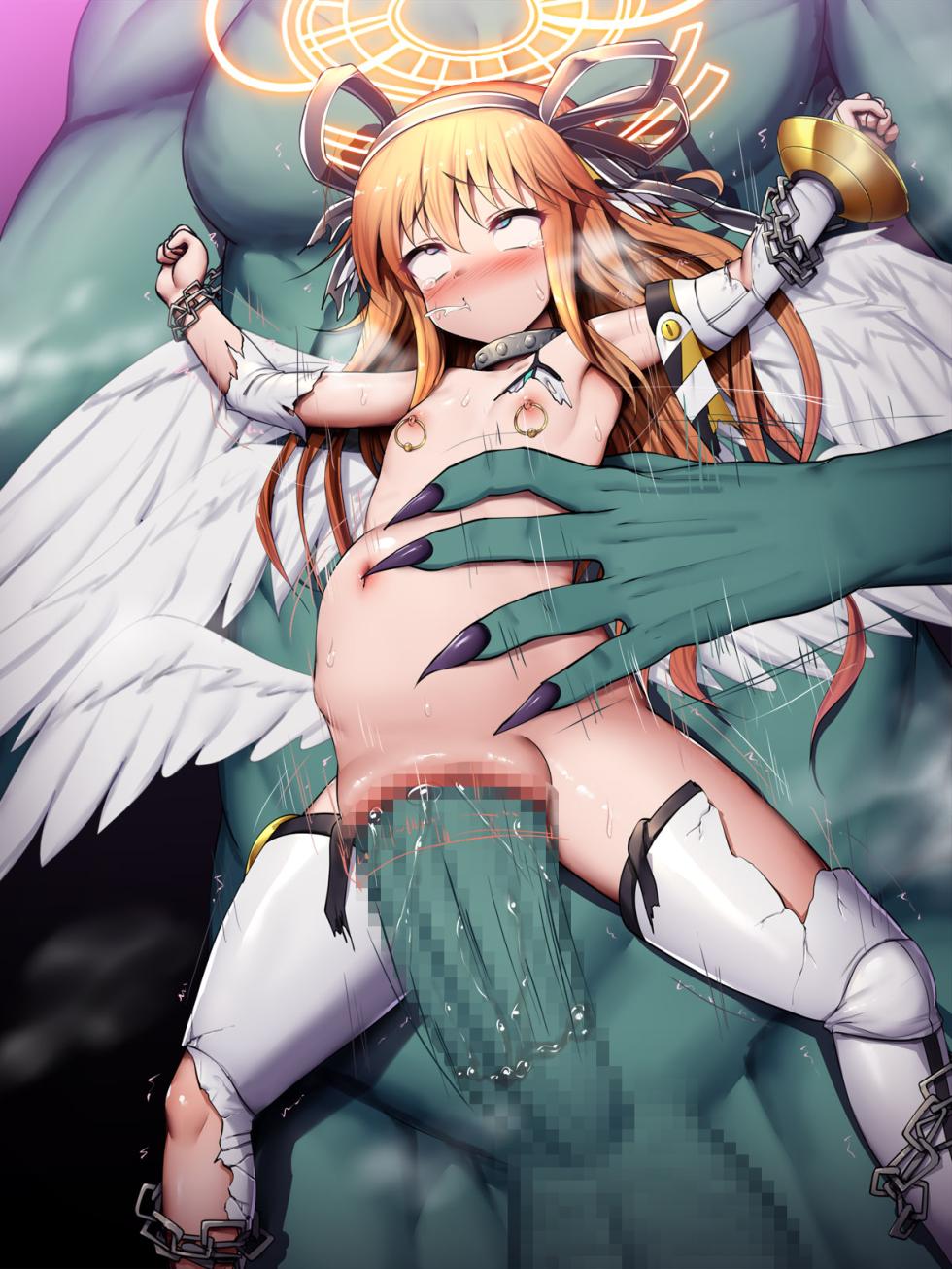 [魔術結社・黒き翼 (C-Low)] 敗北愛天使はオーガ専用チンポケース - Page 39